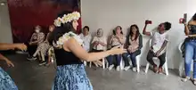 Clases de danza para todos, la apuesta de la delegación de Hawái