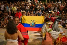 Culturas indígena, mexicana y ecuatoriana se integraron en la Loma de la Cruz
