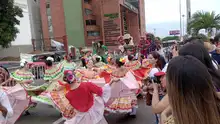 Los ‘Ticos’ se lucieron en el desfile del I Encuentro Mundial de Culturas Populares