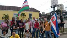 Los ‘Ticos’ se lucieron en el desfile del I Encuentro Mundial de Culturas Populares