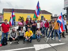 Los ‘Ticos’ se lucieron en el desfile del I Encuentro Mundial de Culturas Populares