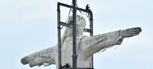 El Cristo de Cali se sostendrá solo: Secretaría de Vivienda retiró estructura metálica de apoyo