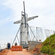 El Cristo de Cali se sostendrá solo: Secretaría de Vivienda retiró estructura metálica de apoyo