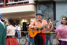 Grupo Chamal de Chile se lució en desfile del ‘Encuentro Mundial de las Culturas Populares’