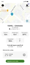 Interfaz Detalle de orden de trabajo agua superficial - App para la Inspección, Vigilancia y Control (IVC)
