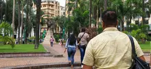 Los caleños se gozaron la Plaza de Cayzedo a punta de aerorrumba
