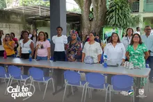 Comunidad educativa de Mariano Ramos recibió oficialmente el nuevo comedor escolar