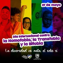 Llamado a la tolerancia en la conmemoración del Día contra la Homofobia