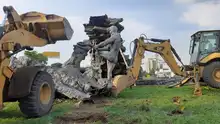 Retiran Monumento a la Solidaridad para adelantar su restauración