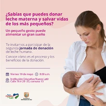 Este 19 de mayo se celebra el ‘Día Mundial de la donación de leche humana’