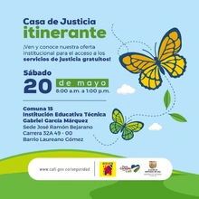 Casas de Justicia de Cali se unen para atender habitantes de la comuna 15
