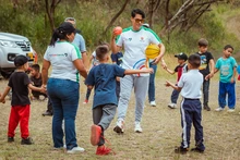 Niños de Alto Menga disfrutaron de una jornada lúdica-recreativa