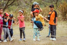 Niños de Alto Menga disfrutaron de una jornada lúdica-recreativa