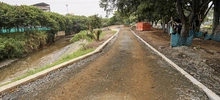 La nutria del Río Cali, también se fue de recorrido por las obras de Parque Pacífico