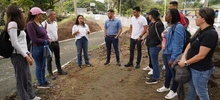 La nutria del Río Cali, también se fue de recorrido por las obras de Parque Pacífico