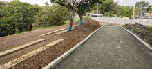 La nutria del Río Cali, también se fue de recorrido por las obras de Parque Pacífico