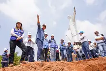 Alcalde de Cali inspeccionó la obra del Proyecto Integral de Cristo Rey