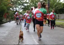 En Cali se corrieron 3 kilómetros donde la familia fue protagonista