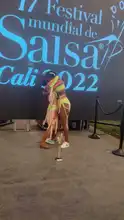 Valentina Castillo y Danna Sarasti, campeonas del Festival Mundial de Salsa en 2022, se alistan para la nueva edición 