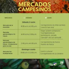 Fin de semana para ir a los ‘mercados campesinos’, comprar y felicitar a quienes cultivan nuestro campo