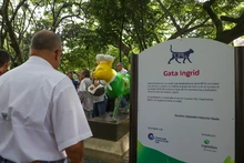 Llegó a Cali Ingrid, la Gata Pandebonera