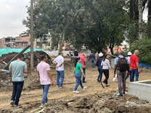 Como un espacio maravilloso vieron los padres de familia la construcción de la sede para la Institución Manuel María Mallarino