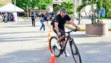 Programa Bicidestrezas se tomó el Bulevar del Río 