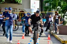 Programa Bicidestrezas se tomó el Bulevar del Río 