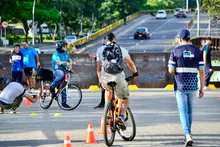 Programa Bicidestrezas se tomó el Bulevar del Río 