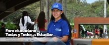 Este miércoles, la cita es en el Foro Ciudadano de Todas y Todos a Estudiar