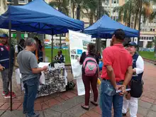 Jornada educativa de salud ambiental en la Plaza de Cayzedo