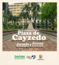 Jornada de educación ambiental en la Plaza de Cayzedo