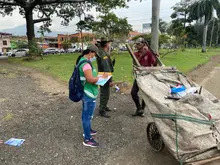 Jornada de limpieza y ornato en la calle 26