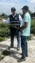 Los recorridos por las huertas urbanas de Cali, no paran