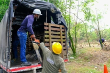 Avanza adecuación de terreno donde se construirá nuevo parque de huertas urbanas