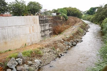Parque Pacífico levantó un muro de contención en la ribera del río Cali 