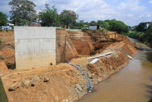 Parque Pacífico levantó un muro de contención en la ribera del río Cali 