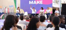 Cientos de jóvenes cumplieron con la cita a la primera jornada de inscripción de Todas y Todos a Estudiar Inglés