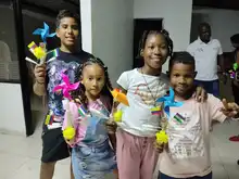 Niños y niñas de comunidades negras y afro armaron sus macetas y conocieron sobre esta tradición cultural