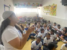 Niños y niñas de comunidades negras y afro armaron sus macetas y conocieron sobre esta tradición cultural