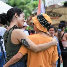 Cali vivió la antesala de la fiesta del orgullo LGBTIQ+ en la Plazoleta Jairo Varela