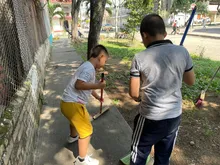 Integrantes de Mesa de Cultura Ciudadana embellecieron la comuna 8