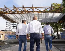 Concejales exaltan el avance del Bulevar de Oriente 