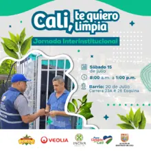 Jornada interinstitucional de limpieza y recuperación del espacio público.