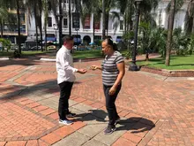 Infraestructura promueve el cuidado del espacio público en la Plaza de Cayzedo