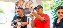 Animales del barrio El Piloto recibieron atención en su espacio