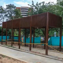 Nueva obra paisajística no tendrá deslaves sobre la avenida de Los Cerros 