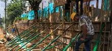Nueva obra paisajística no tendrá deslaves sobre la avenida de Los Cerros 