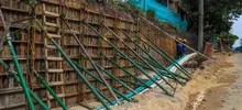 Nueva obra paisajística no tendrá deslaves sobre la avenida de Los Cerros 
