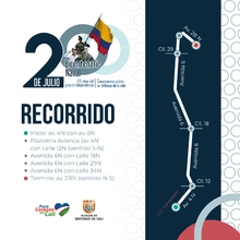 Autoridades caleñas ultiman detalles del desfile militar, como homenaje a la libertad y la paz de Colombia